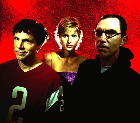 Russell Mael, Tammy Glover, Ron Mael 2001